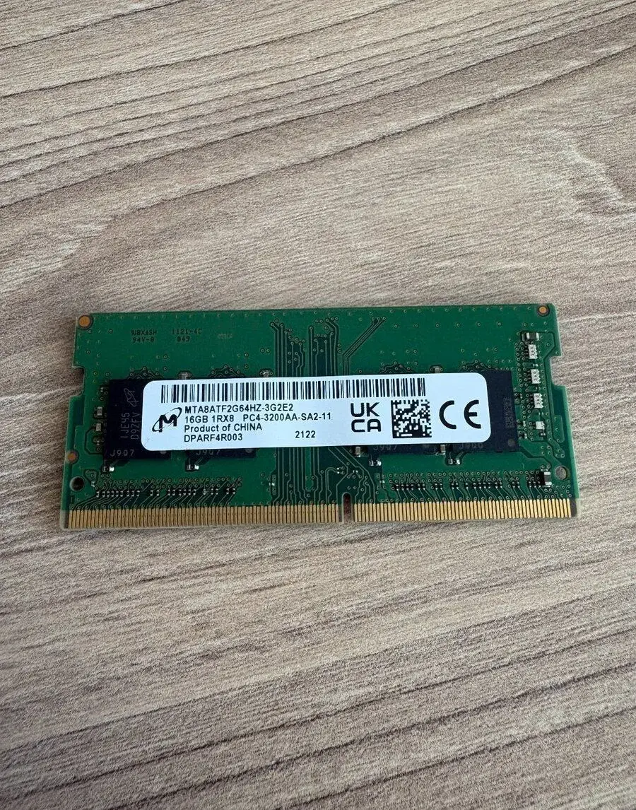 Micron DDR4 16GB 1Rx8 3200MHz