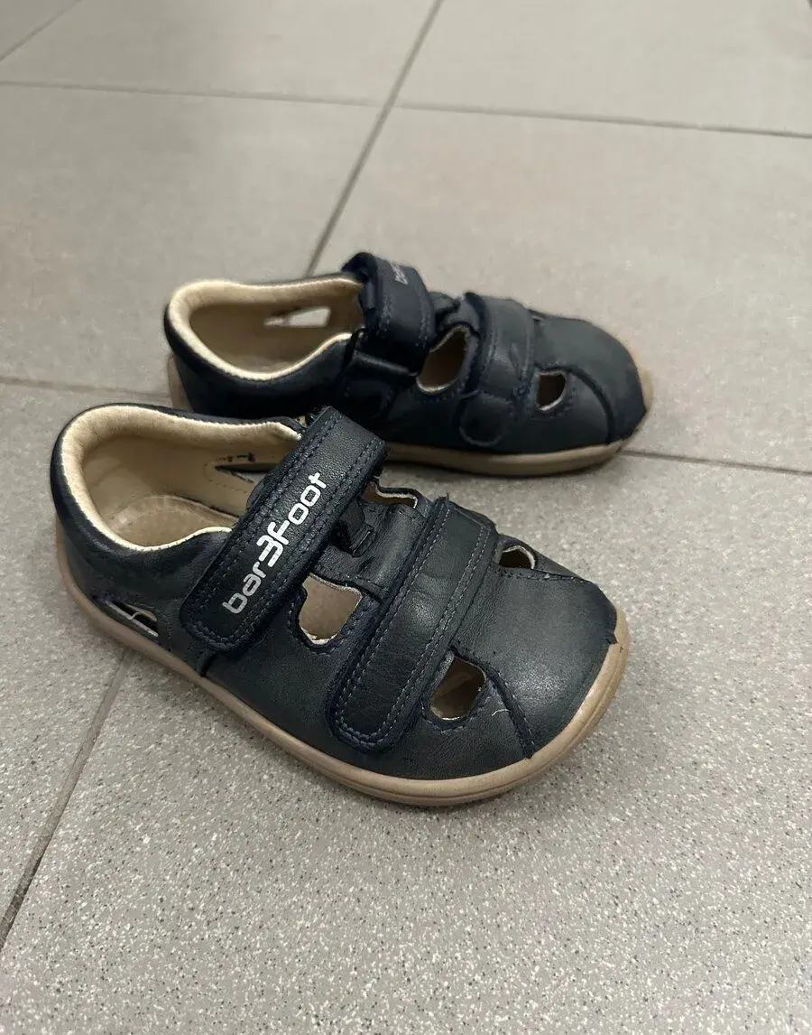 Barefoot sandálky - kožené