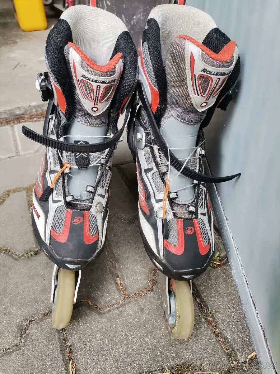 Inline brusle Rollerblade,rychloupínací systém vel.42