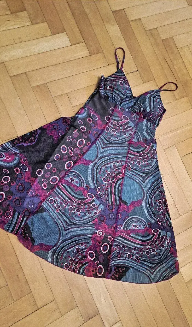 Zajímavé letní šaty zn.Fashion,vel.S-36/38