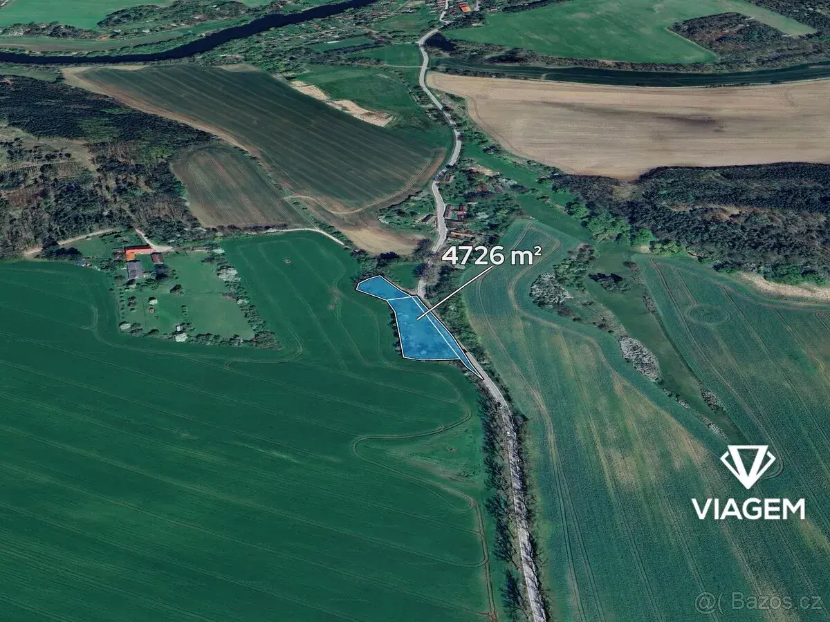 Zahrada 4 726 m², Podíl 17 % o výměře 788 m²
