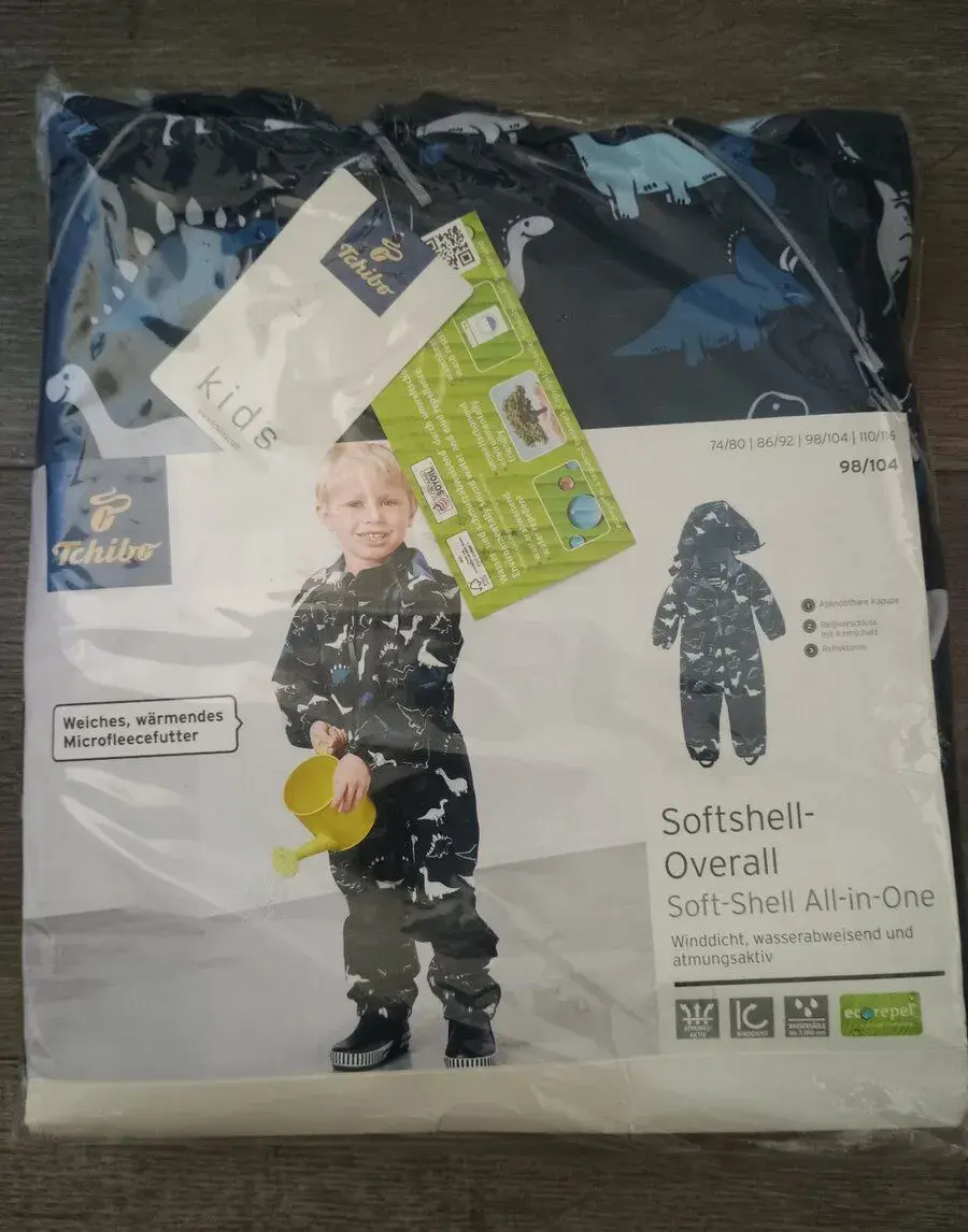 Nová softshellová kombinéza Tchibo vel 98/104