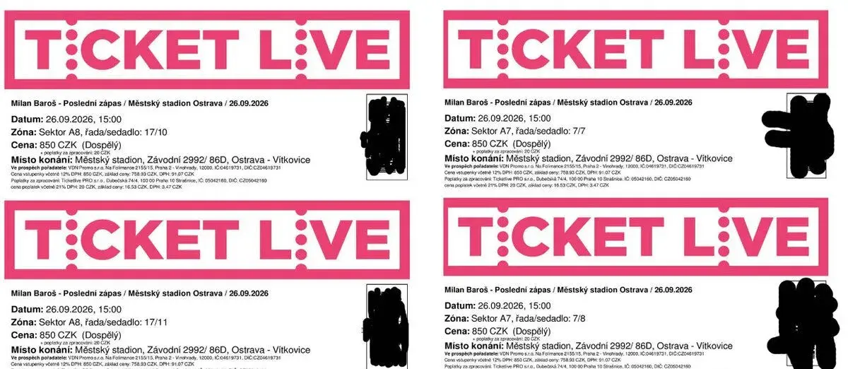Milan Baroš - Poslední zápas 26. 9. 2026 tribuna A