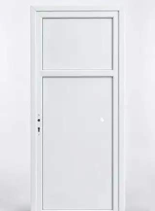 Plastové užitkové dveře BASIC plné 98x198x7 nové
