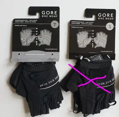 NOVÉ cyklistické dámské- dětské rukavice GORE vel.xs