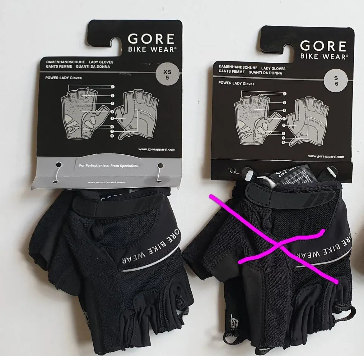 NOVÉ cyklistické dámské- dětské rukavice GORE vel.xs
