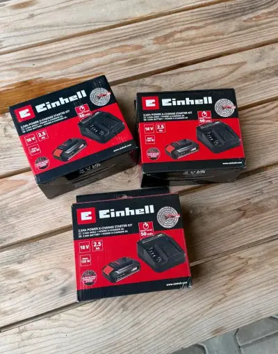 Nové nabíječky s baterii Einhell