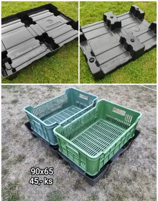 Plastové palety různé druhy