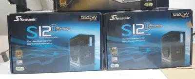 ZDROJE ZNAČKOVÉ SEASONIC S12 BRONZE - NEPOUŽITÉ