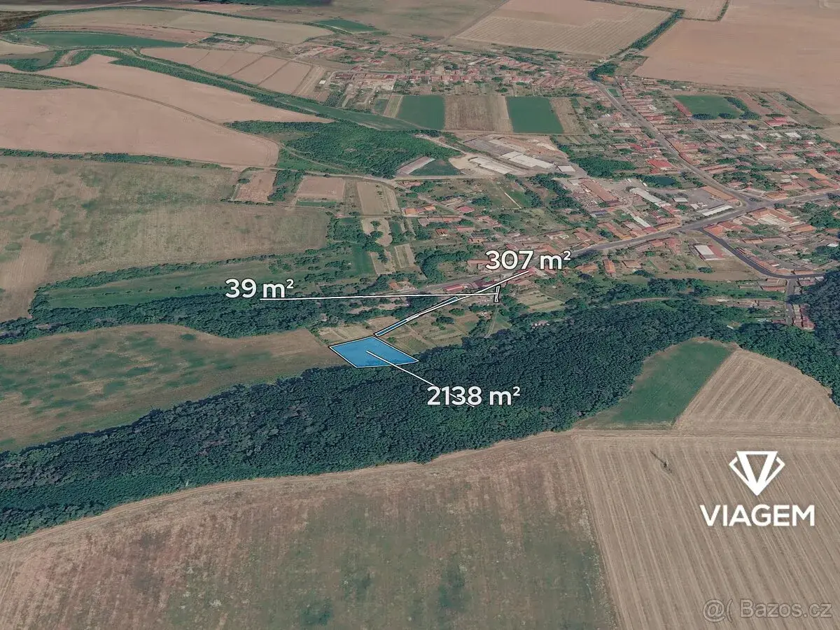 Zahrada 2 484 m², Podíl 25 % o výměře 558 m²