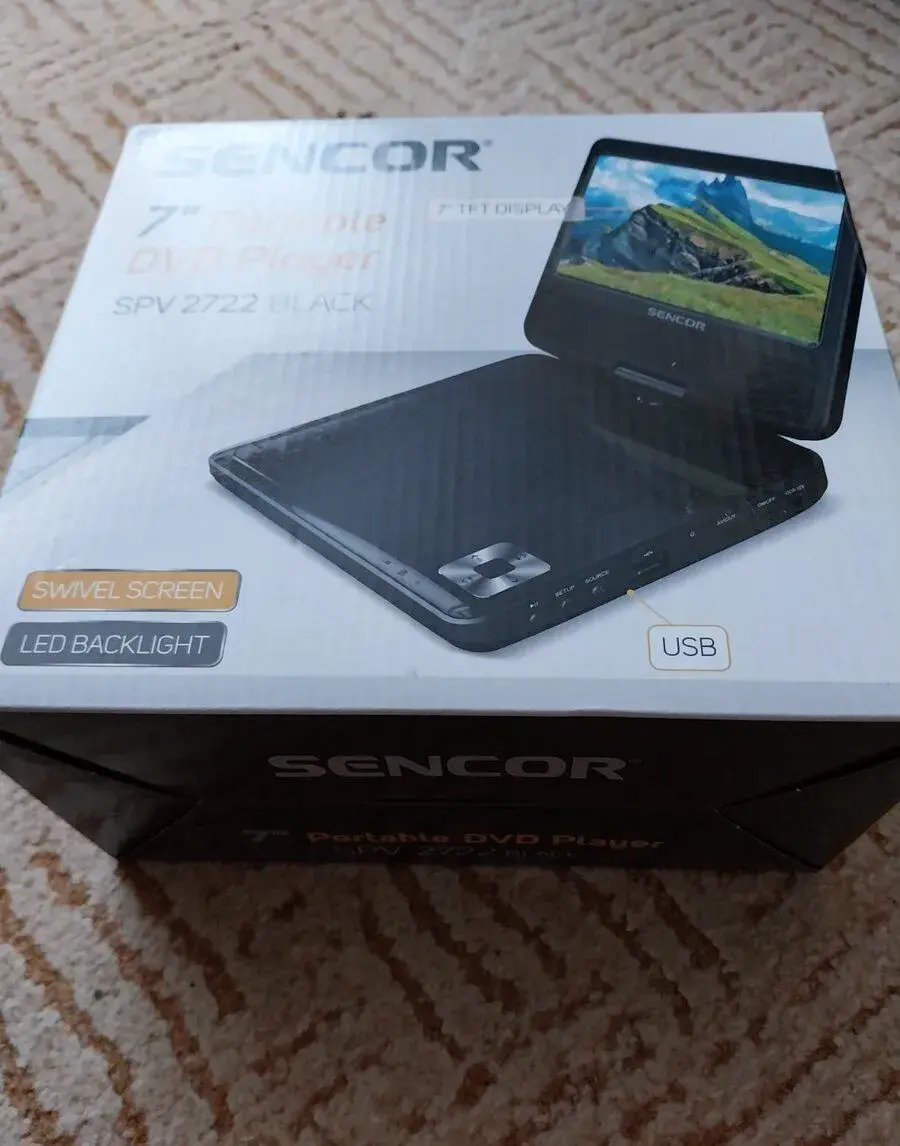 SENCOR DVD Player SPV 2722 Black