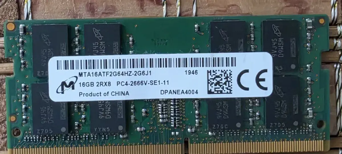 RAM Micron 16GB DDR4 2666 MHz SO-DIMM (do notebooku)