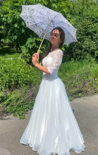 NOVÉ svatební šaty ORGANZA