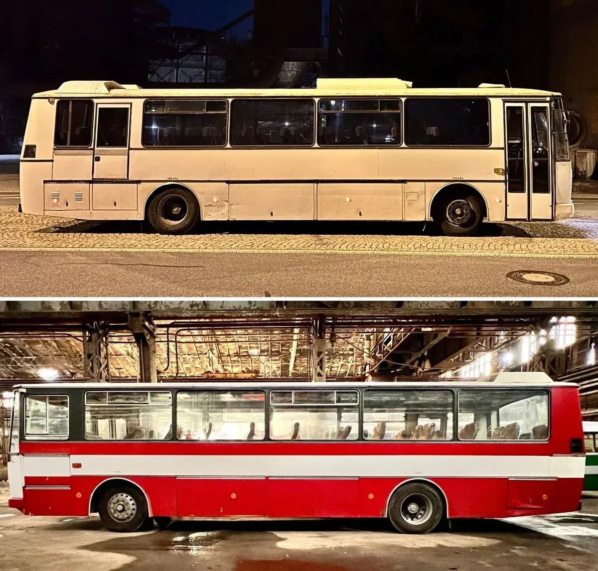 Karosa LC736 (ušák) s SPZ a TK plus jeden na ND/renovaci