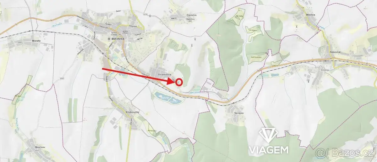 Zahrada 1 183 m², Podíl 78 % o výměře 920 m²