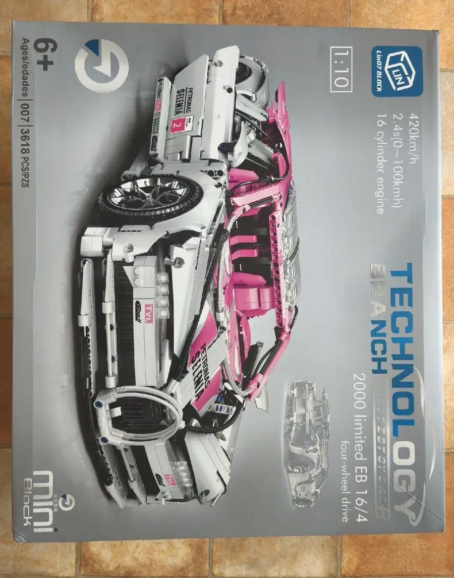 Stavebnice sportovního vozu Bugatti Chiron
