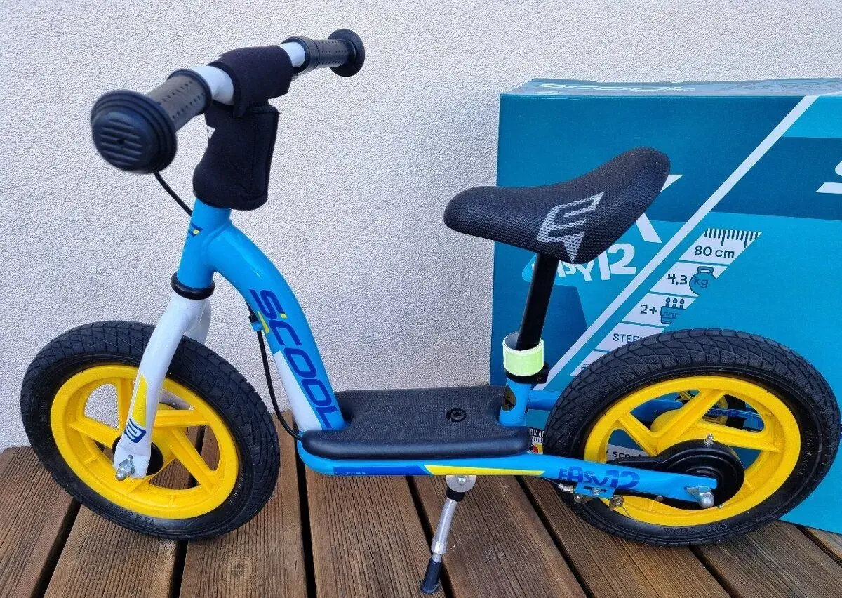 Dětské odrážedlo pedeX easy 12 modro-žluté