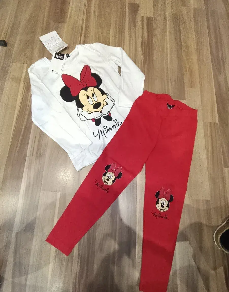 Tričko a legíny s Minnie velikost 122 NOVÉ