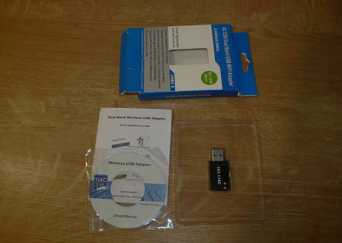 Wi-Fi USB 3.0 AC-867Mbps adaptér-2,4+5,8 GHz