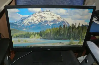22" Full HD LED monitor AOC E2275SWJ s reproduktury a HDMI