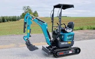 minirypadlo, minibagr, bagr, kubota motor