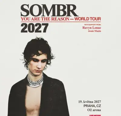 Sombr O2 ARENA PRAHA Sektor 102 Vstupenky