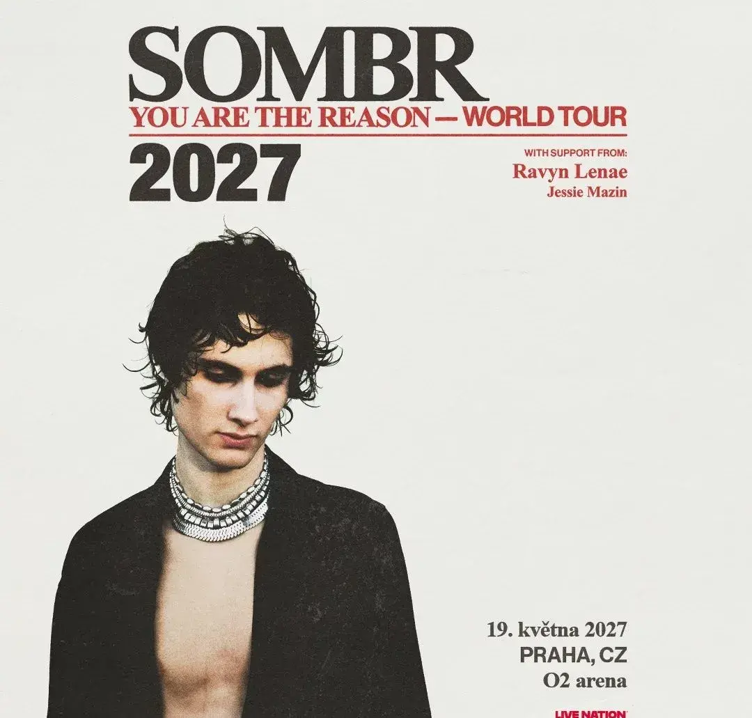 Sombr O2 ARENA PRAHA Sektor 102 Vstupenky