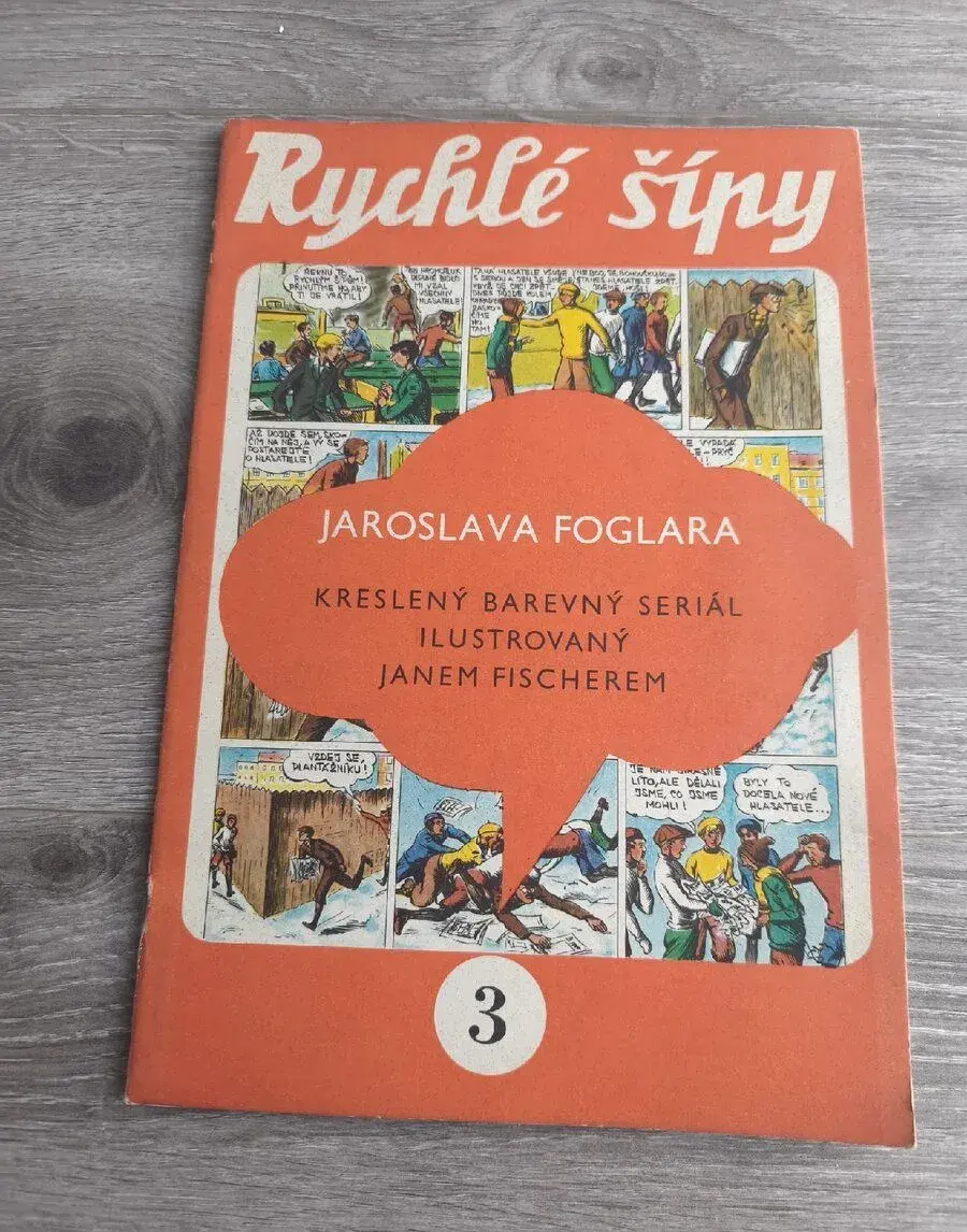 Rychlé šípy č. 3 (1969) PULS Ostrava, 1. vydání