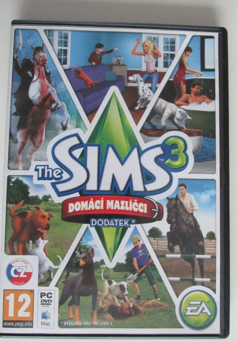 PC hra - SIMS 3 - Domácí mazlíčci