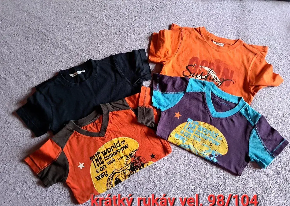 Trika krátký rukáv vel. 98/104