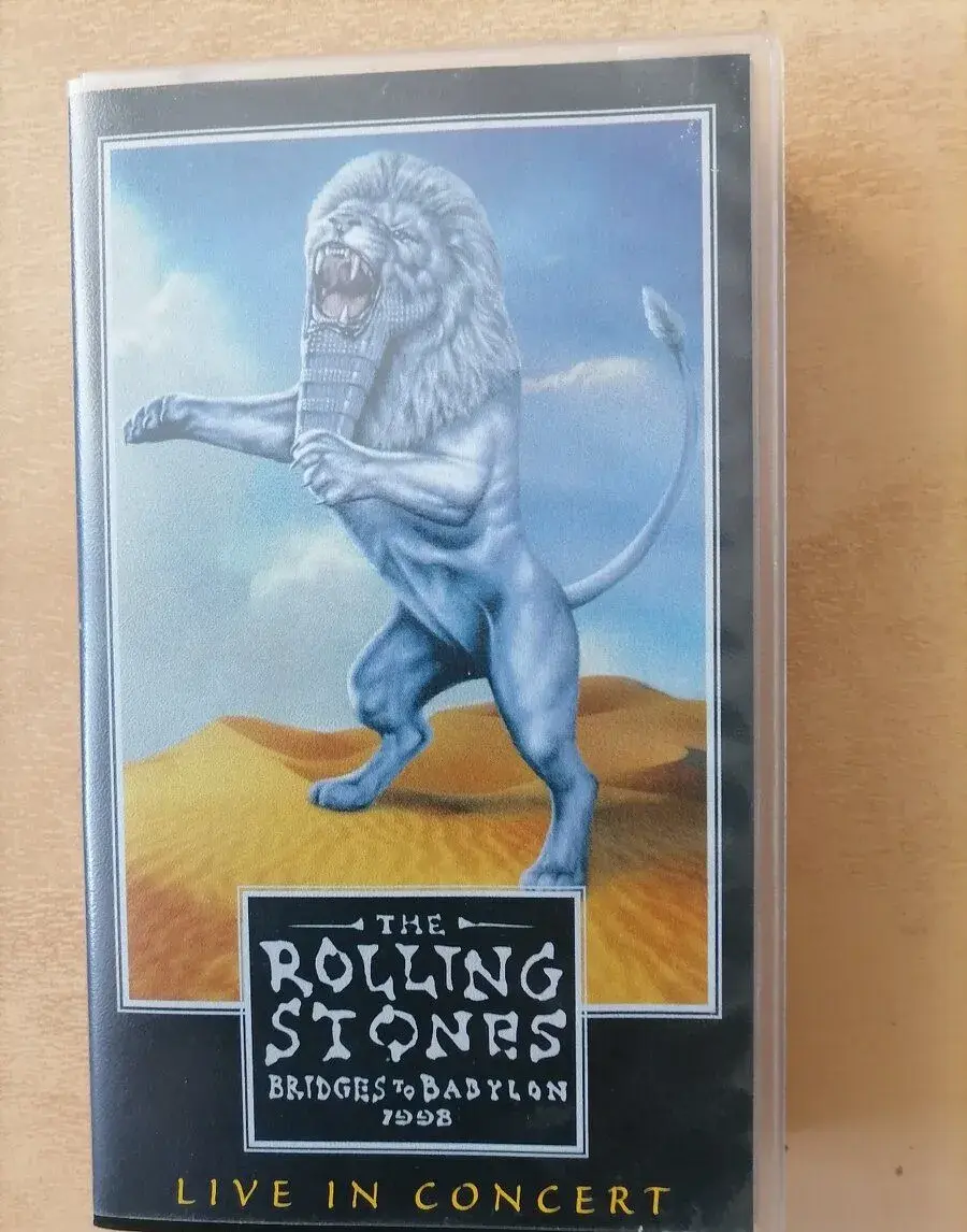 VHS Rolling Stones - Bridges To Babylon Tour