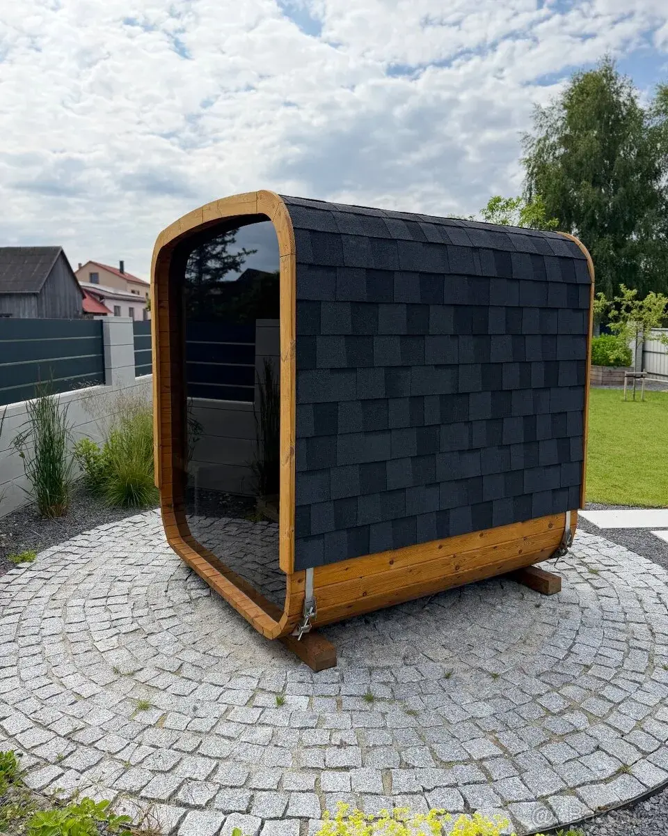 Čtvercová sauna Oslo 205x205cm