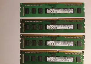 4x2GB DDR 3, SDRAM, PC3 - 12800