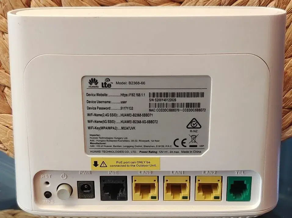 LTE wifi modem kompletní set s anténou