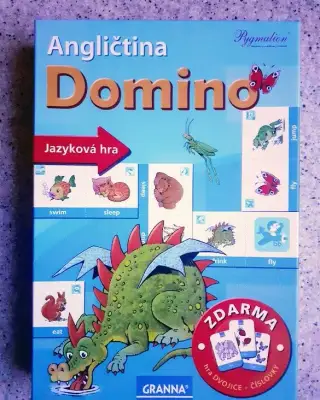 NOVÁ Jazyková hra DOMINO pro děti 4+ (Granna)
