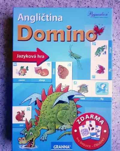 NOVÁ Jazyková hra DOMINO pro děti 4+ (Granna)