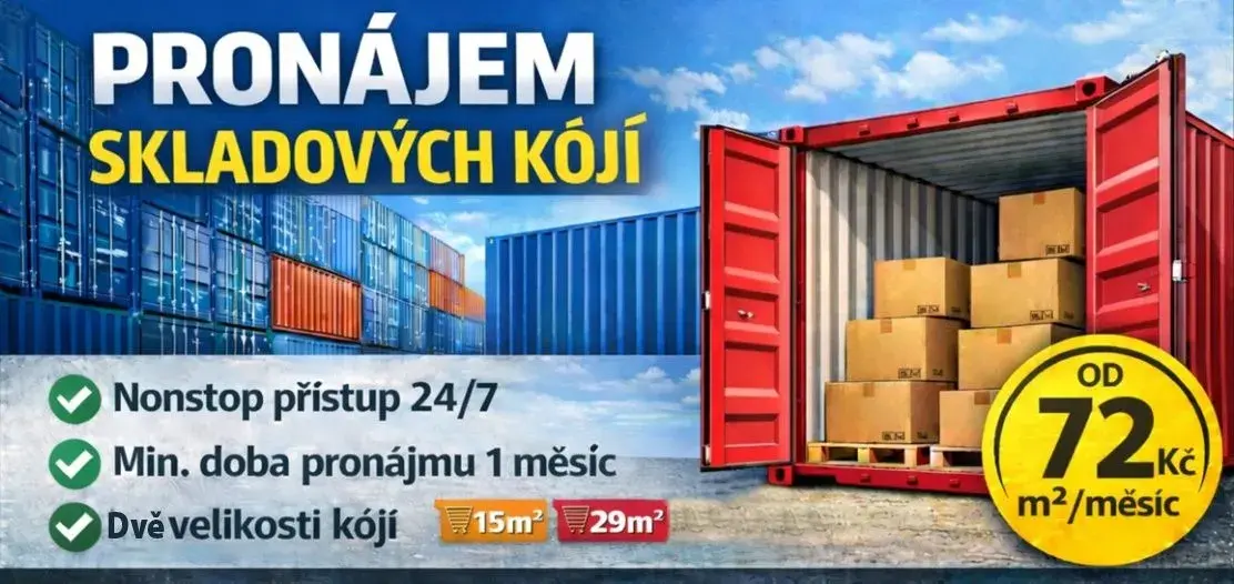 Pronájem skladových kóji Opava-Jaktař