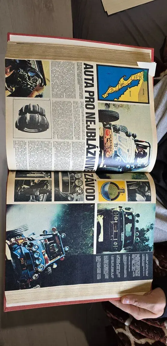 Vázaný ročník Svět motorů 1974 pěkný stav