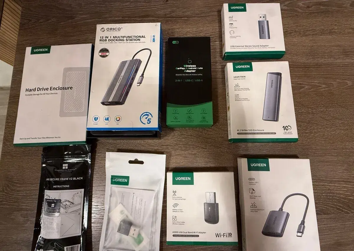 Ugreen,orico,carplay adapter,thermalright