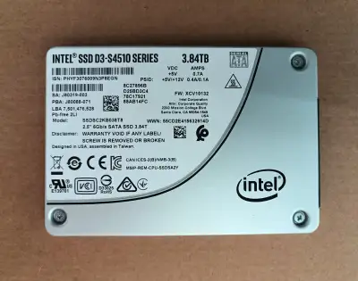 4TB SATA SSD Intel D3-S4510 SSDSC2KB038T8