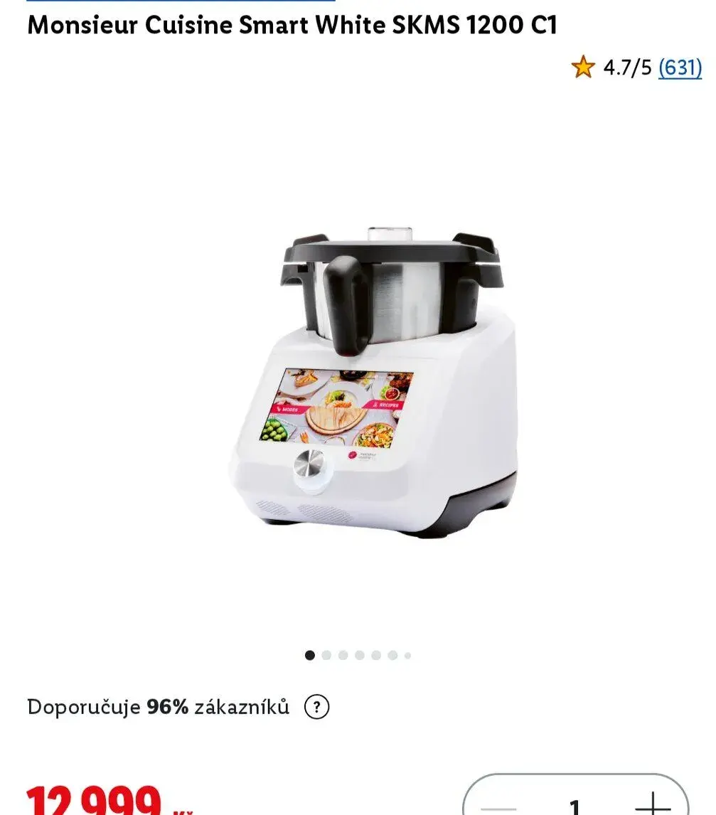 Monsieur Cuisine Smart White SKMS 1200 C1