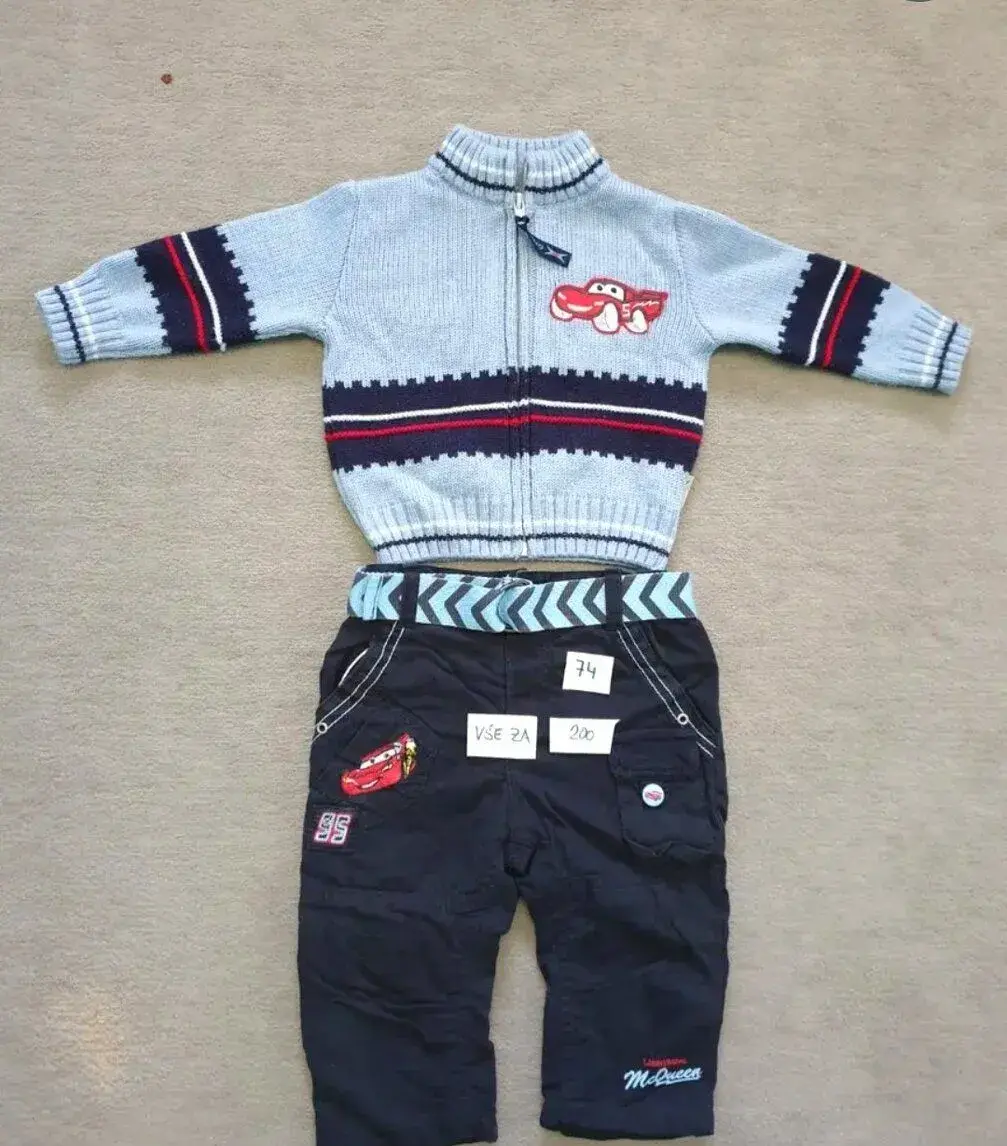 Komplet blesk mcqueen vel 74