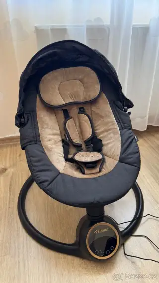 Elektrická houpačka 2v1 Kidwell REVE Black/Gold Aplikace Blu