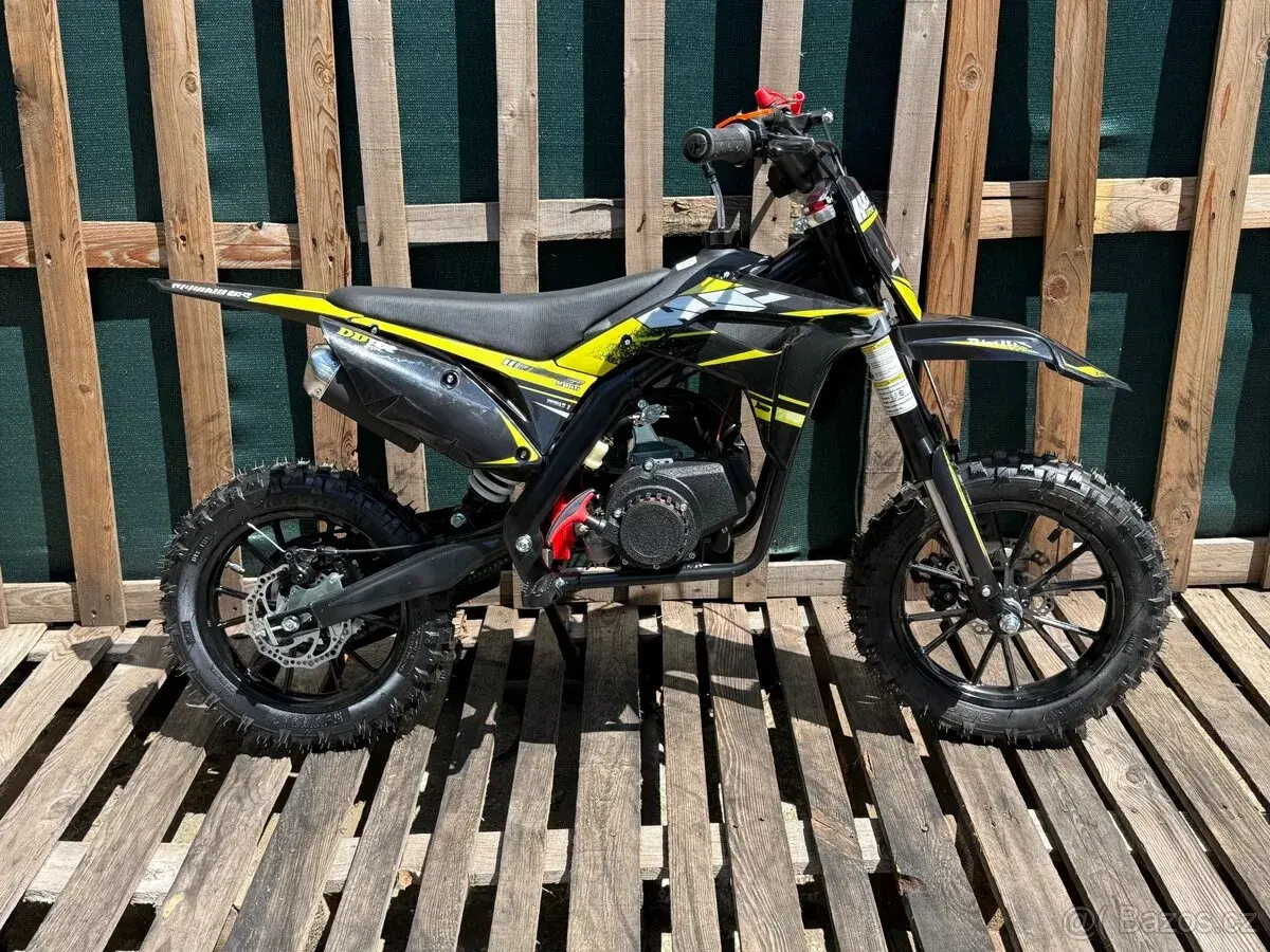 Minicross 49ccm2T žlutá