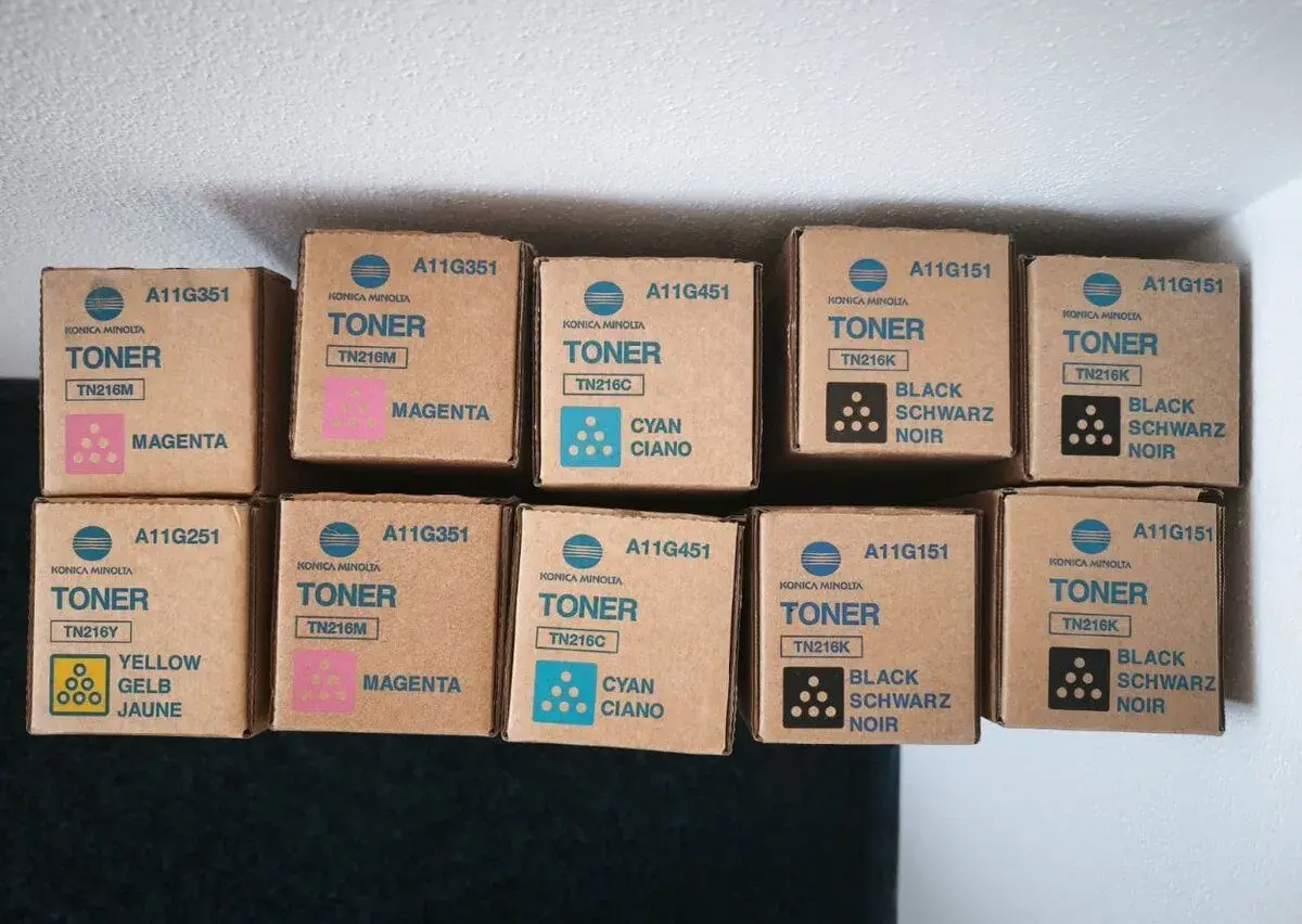 ORIGINÁLNÍ TONERY KONICA MINOLTA TN216 – NOVÉ, NEPOUZITE