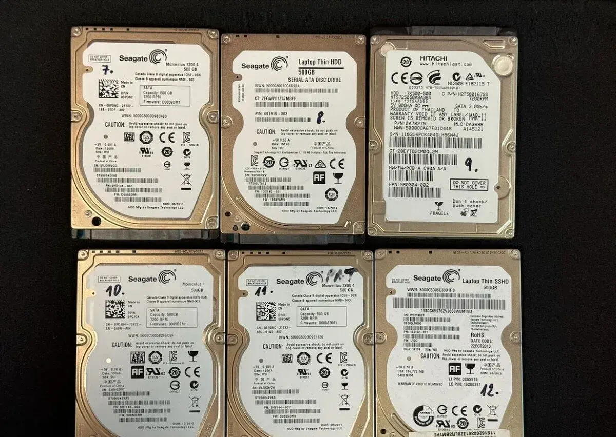 2,5“ SATA harddisky do notebooku