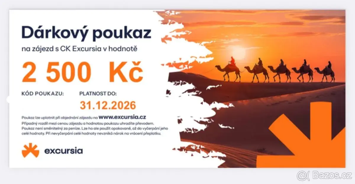 Dárkový poukaz Excursia
