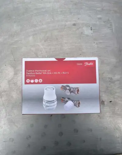 Danfoss Redia sada termostatické hlavice + ventil RA-IN + šr
