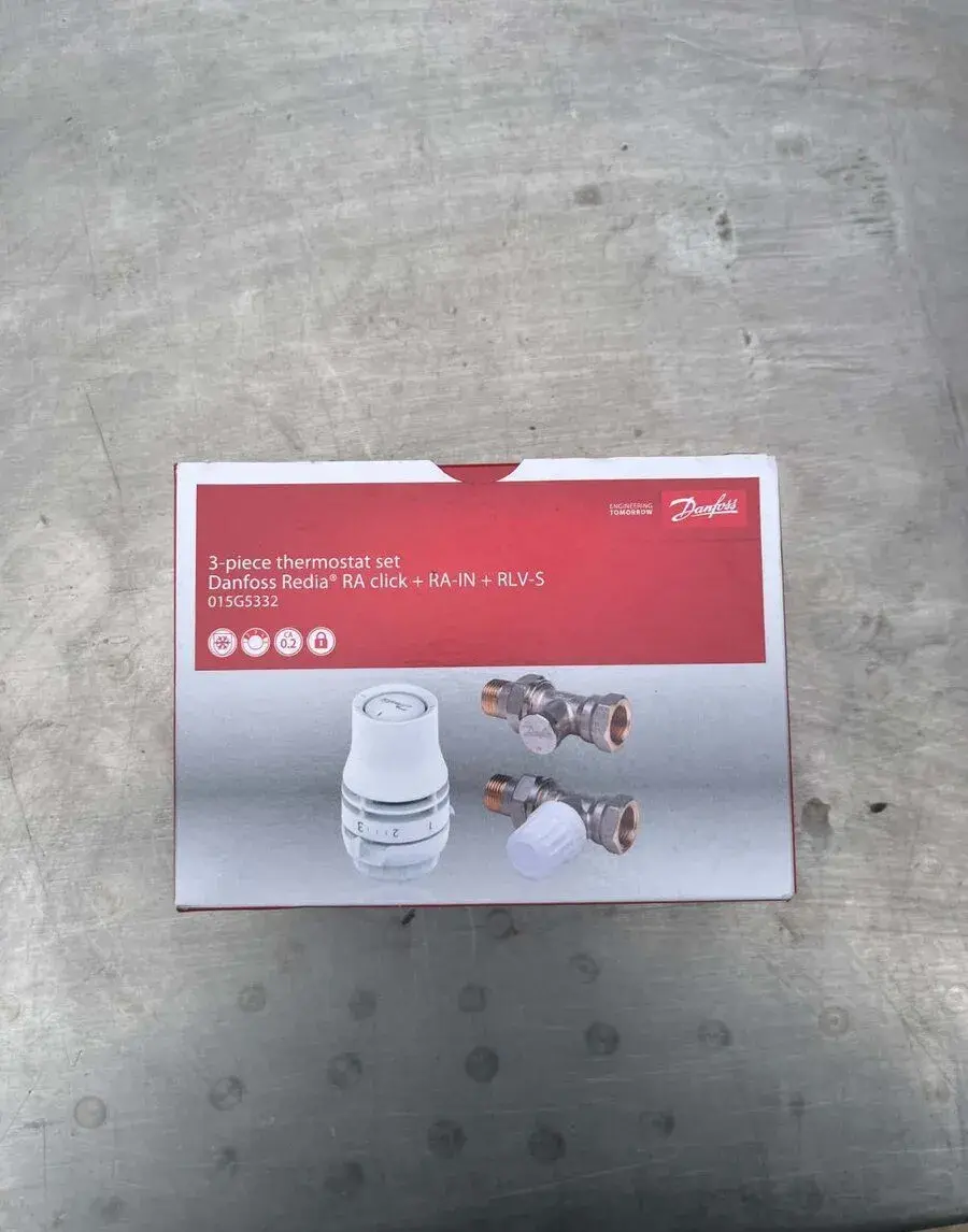 Danfoss Redia sada termostatické hlavice + ventil RA-IN + šr