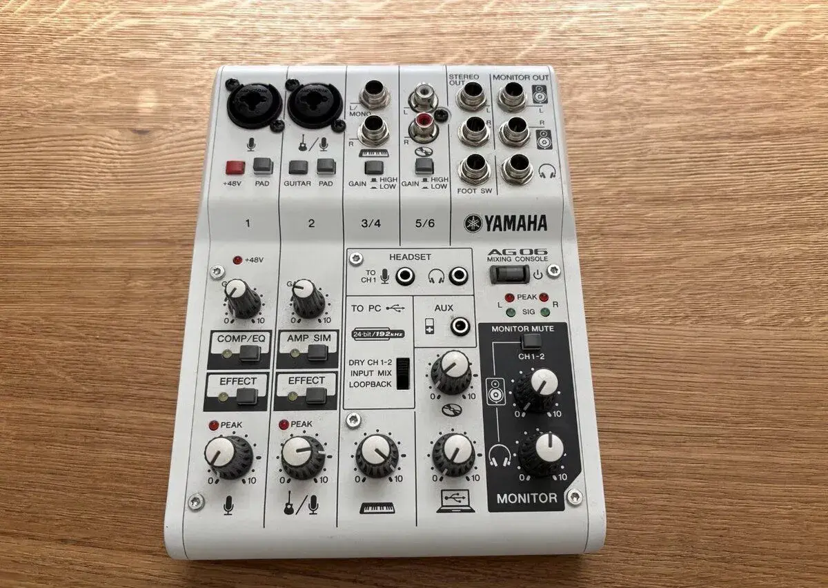 Mixážní pult Yamaha AG06 vč. Cubase Elements